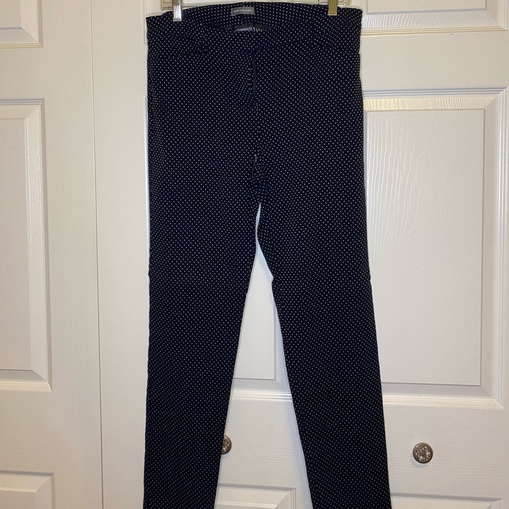 Van Heusen polka dot printed skinny leg pants